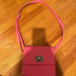 Boohoo Vibrant Pink Crossbody Bag